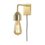 It's about RoMi Wandlamp Madrid Ijzer Goud S | Geschikt voor 1x E27 