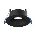 Noxion LED Spot Ares Diep ring Zwart - met Binnenring Zwart | Zaagmaat 68mm - incl. GU10 Fitting