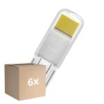 Voordeelpak 6x Osram LED Capsule G9 Helder 1.8W 200lm - 827 Zeer Warm Wit | Vervangt 20W