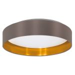 Eglo Plafondlamp Maserlo 2 Staal Wit 20W 2400lm - 830 Warm Wit