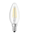 Ledvance Classic LED E14 Kaars Filament Helder 4.2W 470lm - 927 Zeer Warm Wit | Beste Kleurweergave - Dimbaar - Vervangt 40W