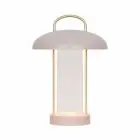 Nordlux Tafellamp Mirano Metaal en Glas Roze 3W 150lm - 830 Warm Wit | 3-Staps Dimbaar