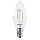 Philips Corepro LED Kaars E14 Gedraaid Kaars Filament Helder 2W 250lm - 827 Zeer Warm Wit | Vervangt 25W