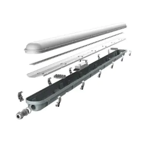 Waterdichte LED armaturen met wartel Waterdichte LED armaturen met wartel